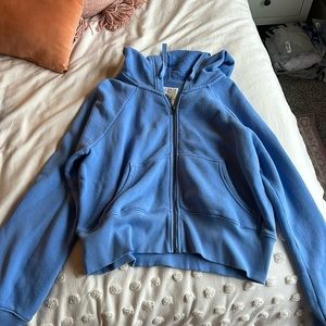 Aerie Offline Cropped Zip-up Sweatshirt